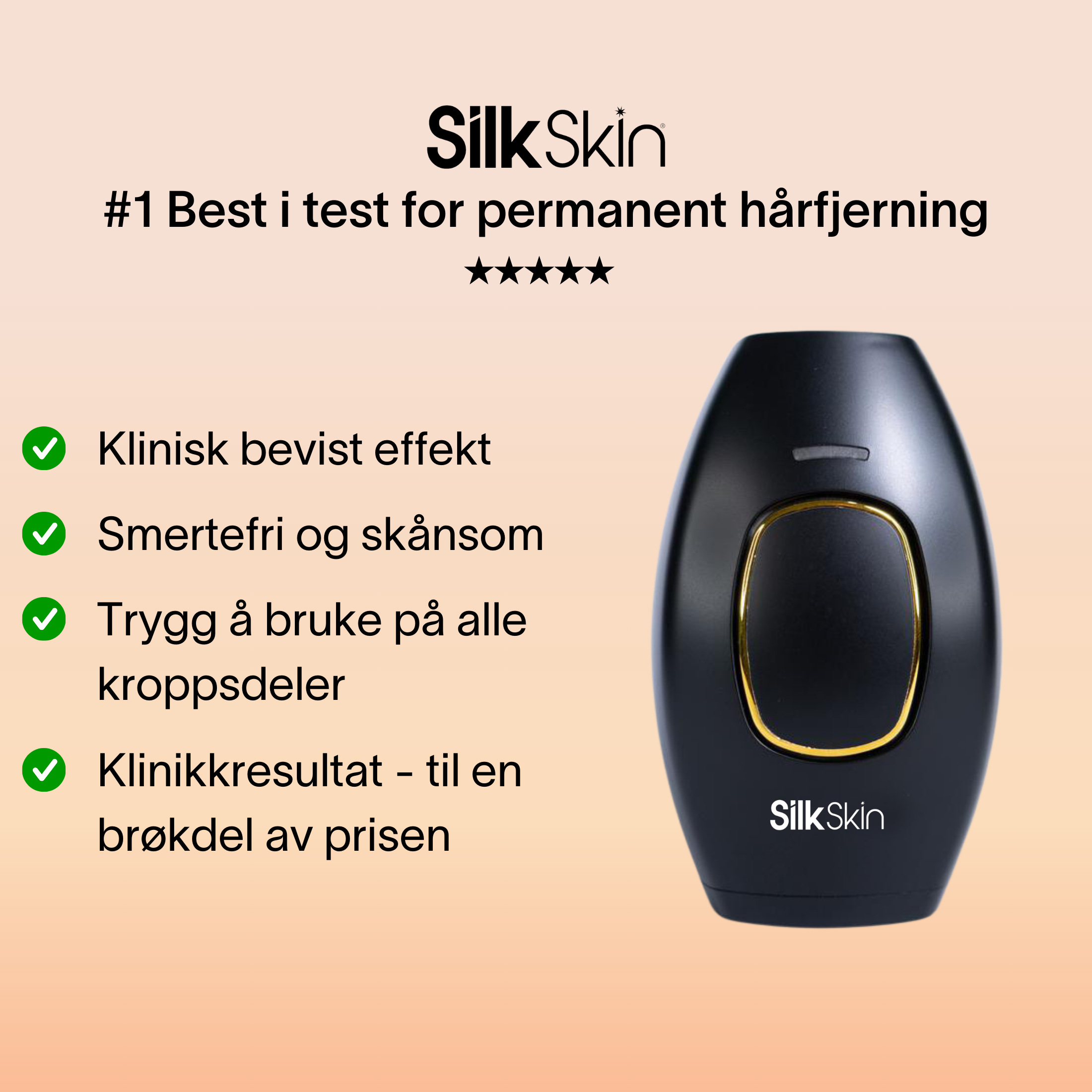 SilkSkin® IPL Hårfjerner