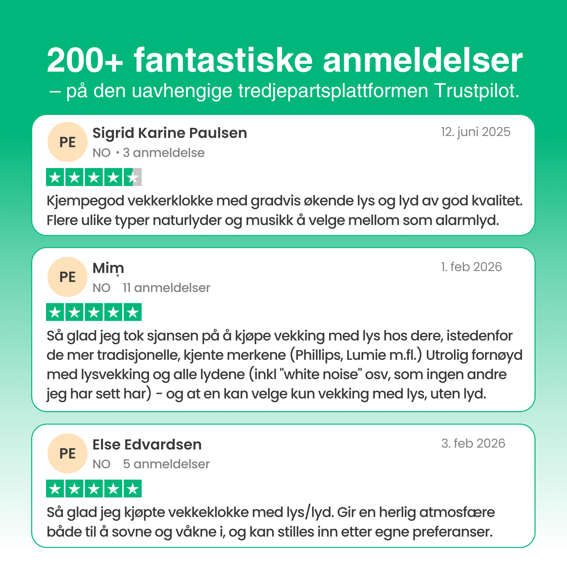 Lysro™ Vekkeklokke