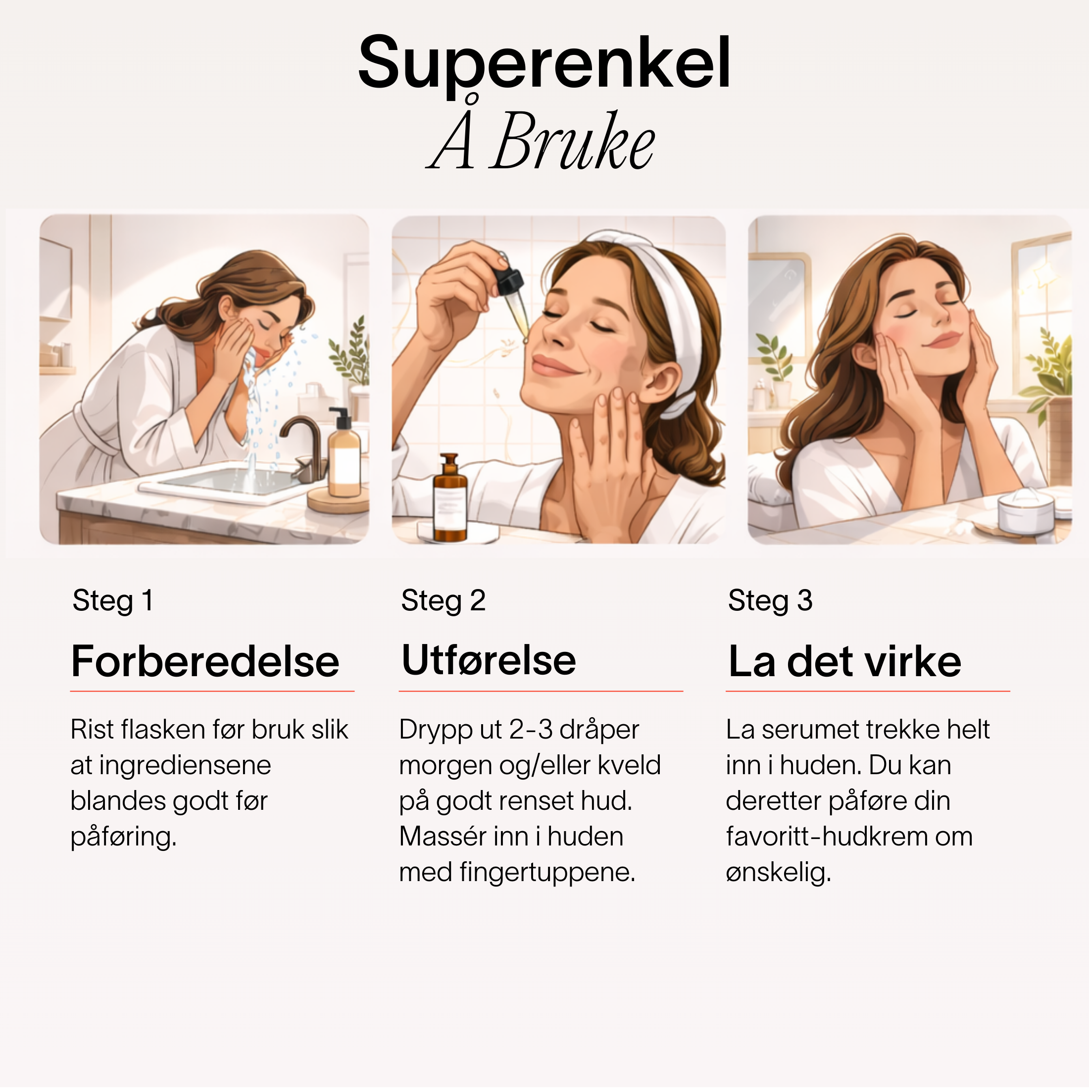 Anti-Age Serum for fastere og mer glødende hud