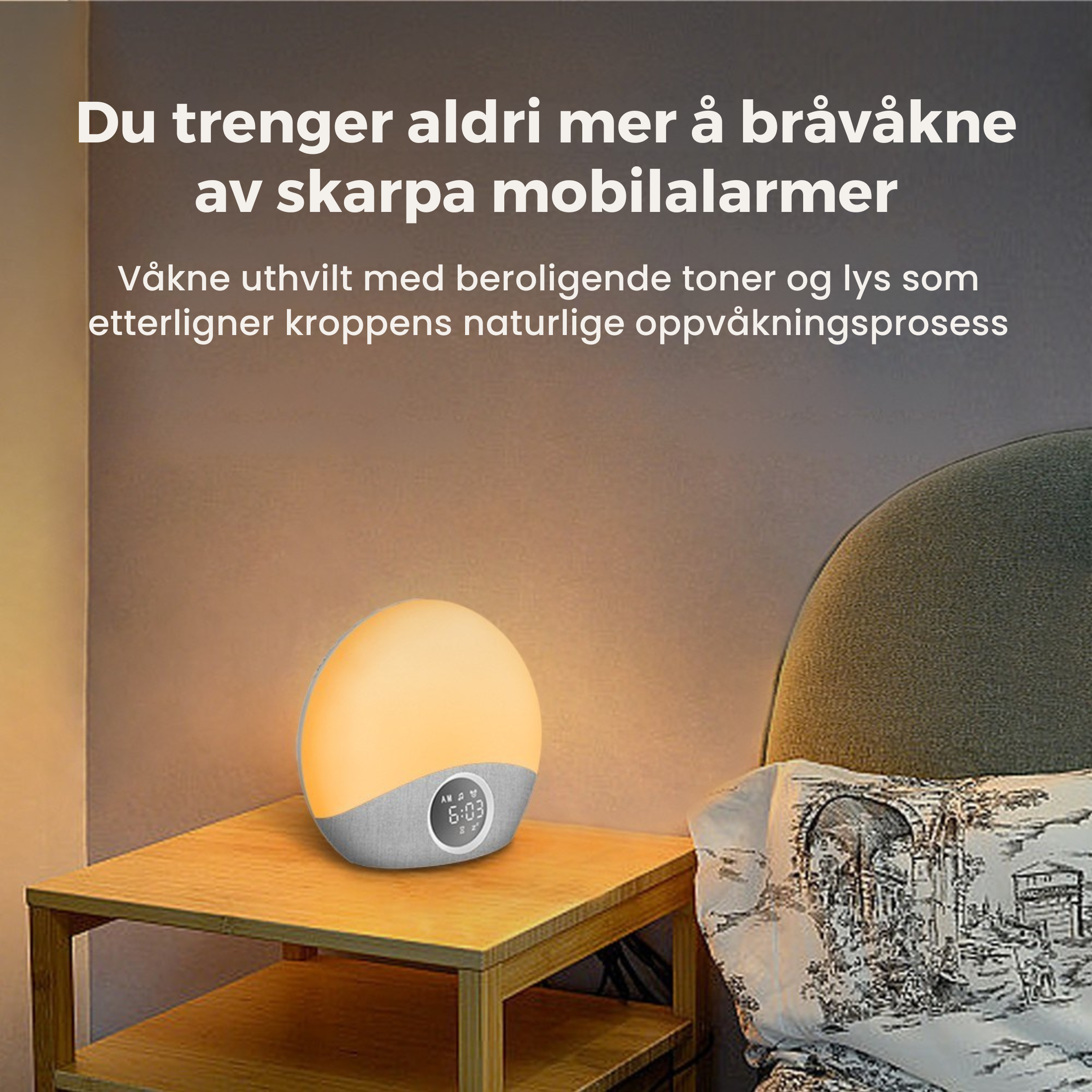 Lysro™ Vekkeklokke