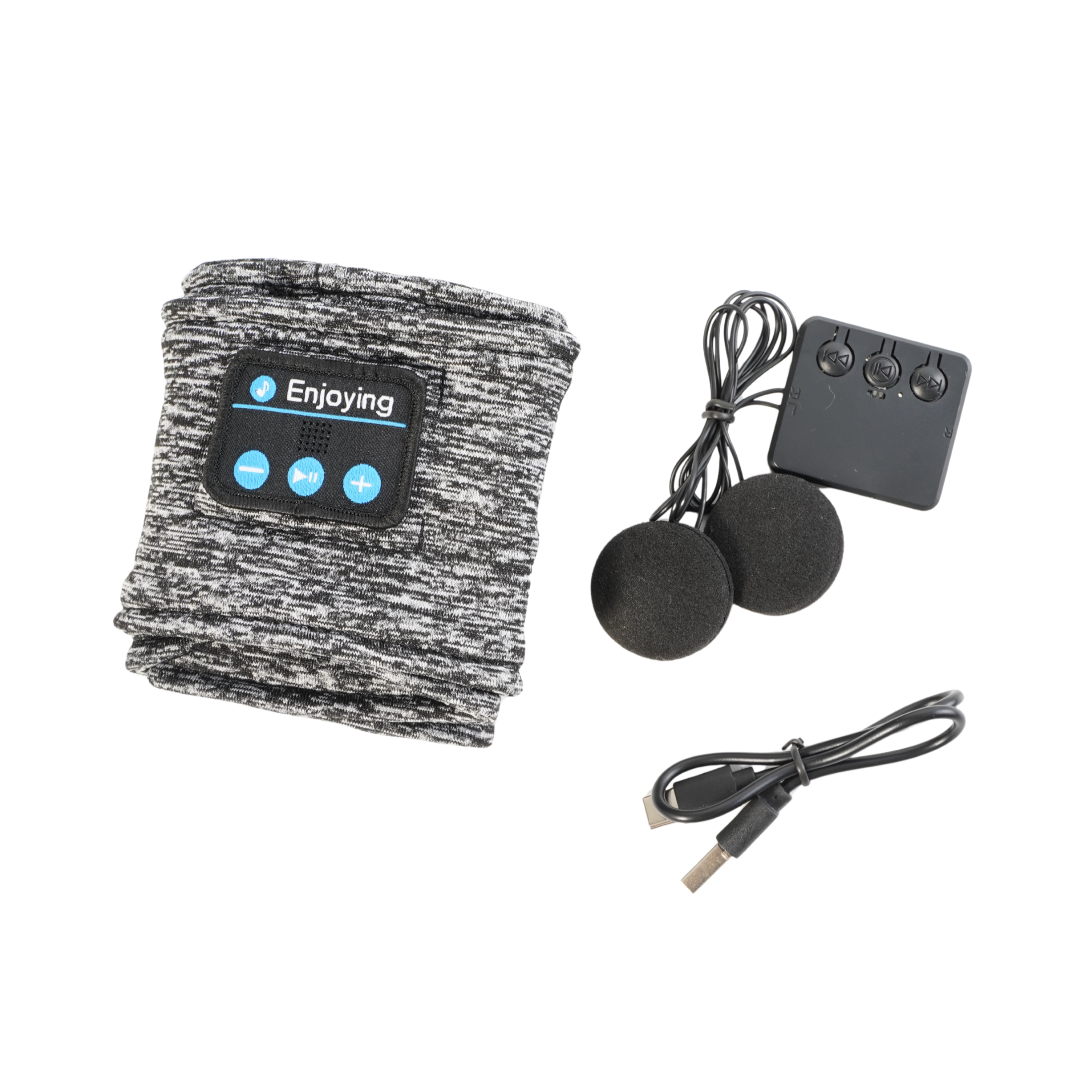 Lysro™ Søvn-Pannebånd med Bluetooth – Grå