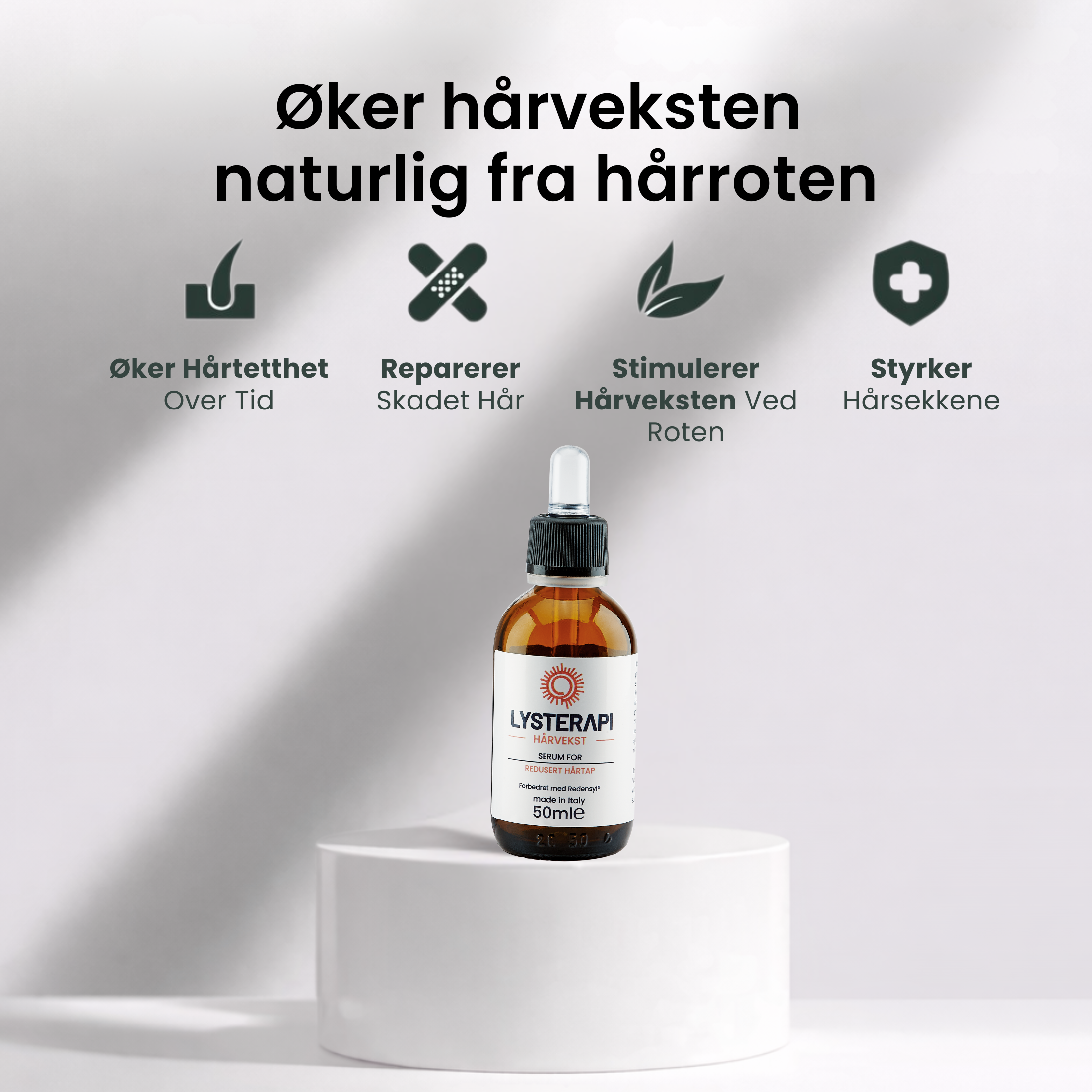 Hårvekst-Serum for økt hårvekst og redusert hårtap