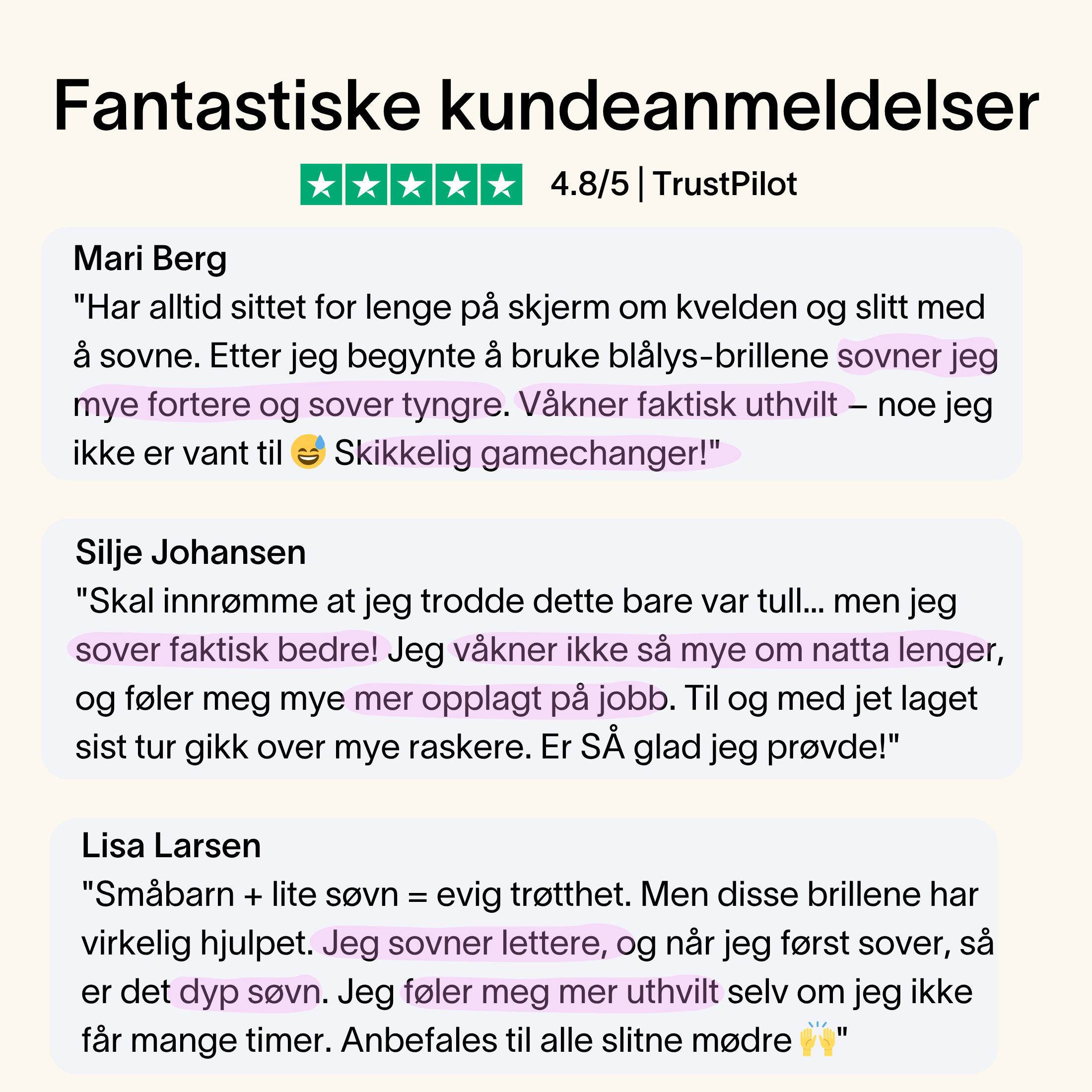 Lysro™ Blålysbriller Barn for bedre søvn