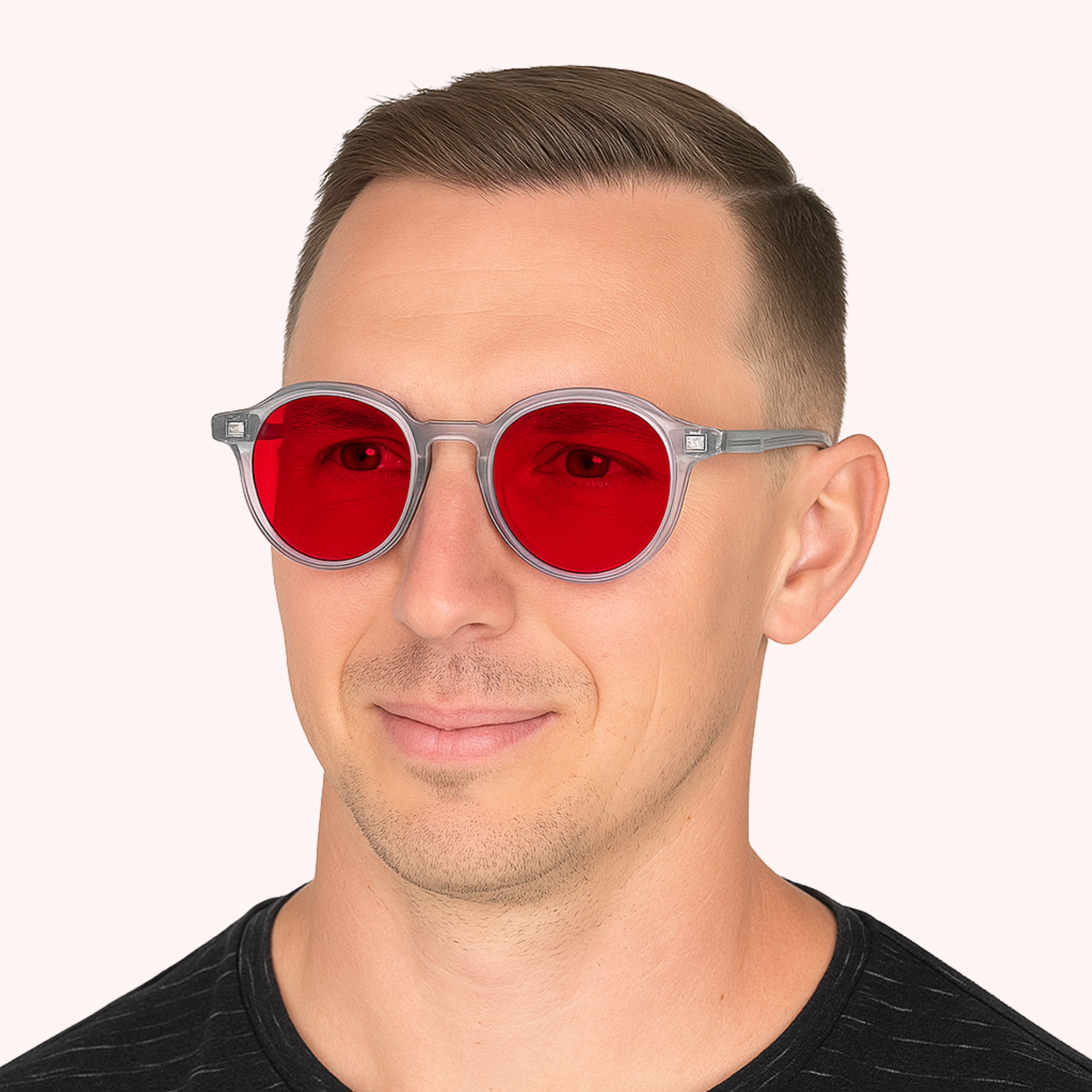 Lysro™ Blålysbriller for bedre søvn - rød