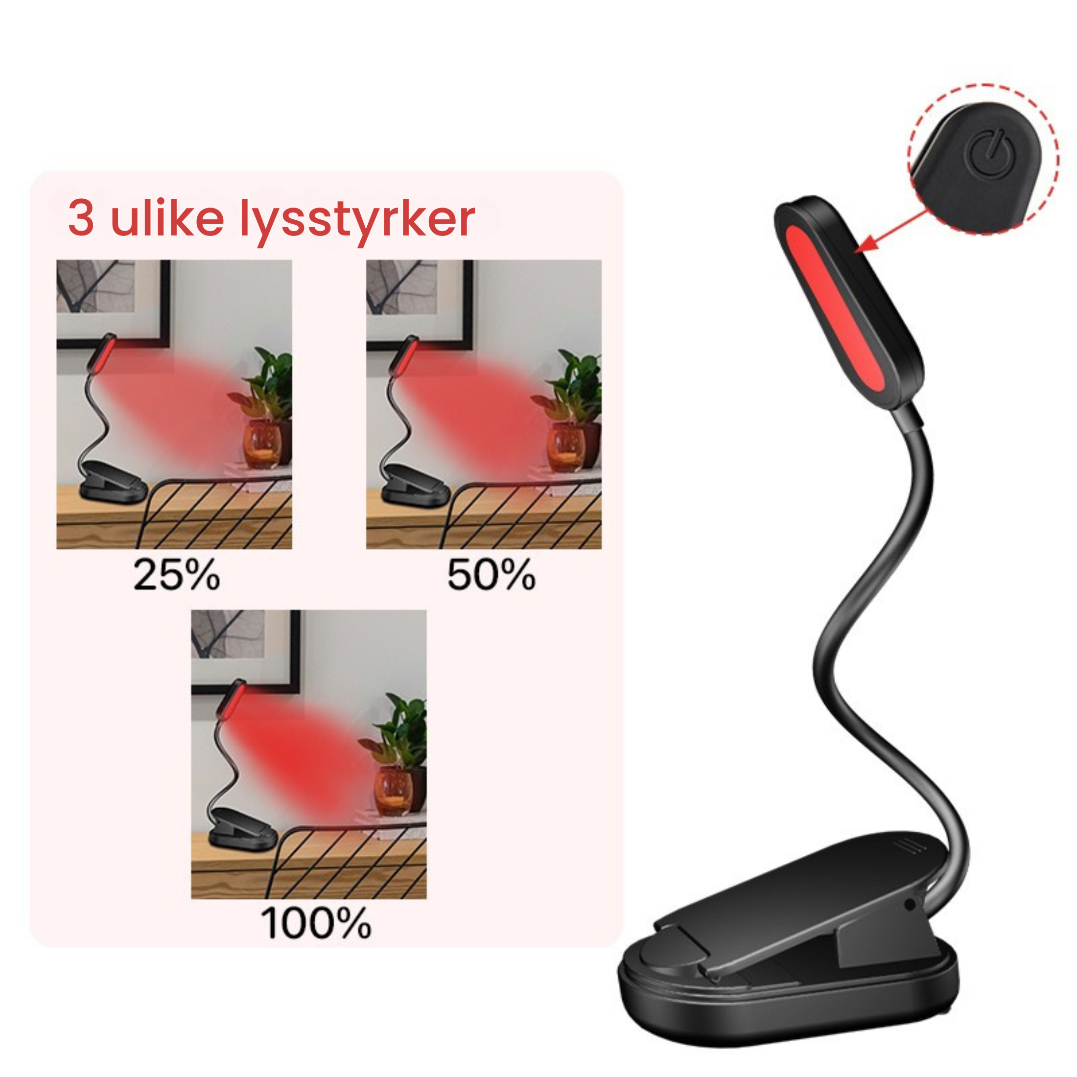 Lysro™ Boklampe
