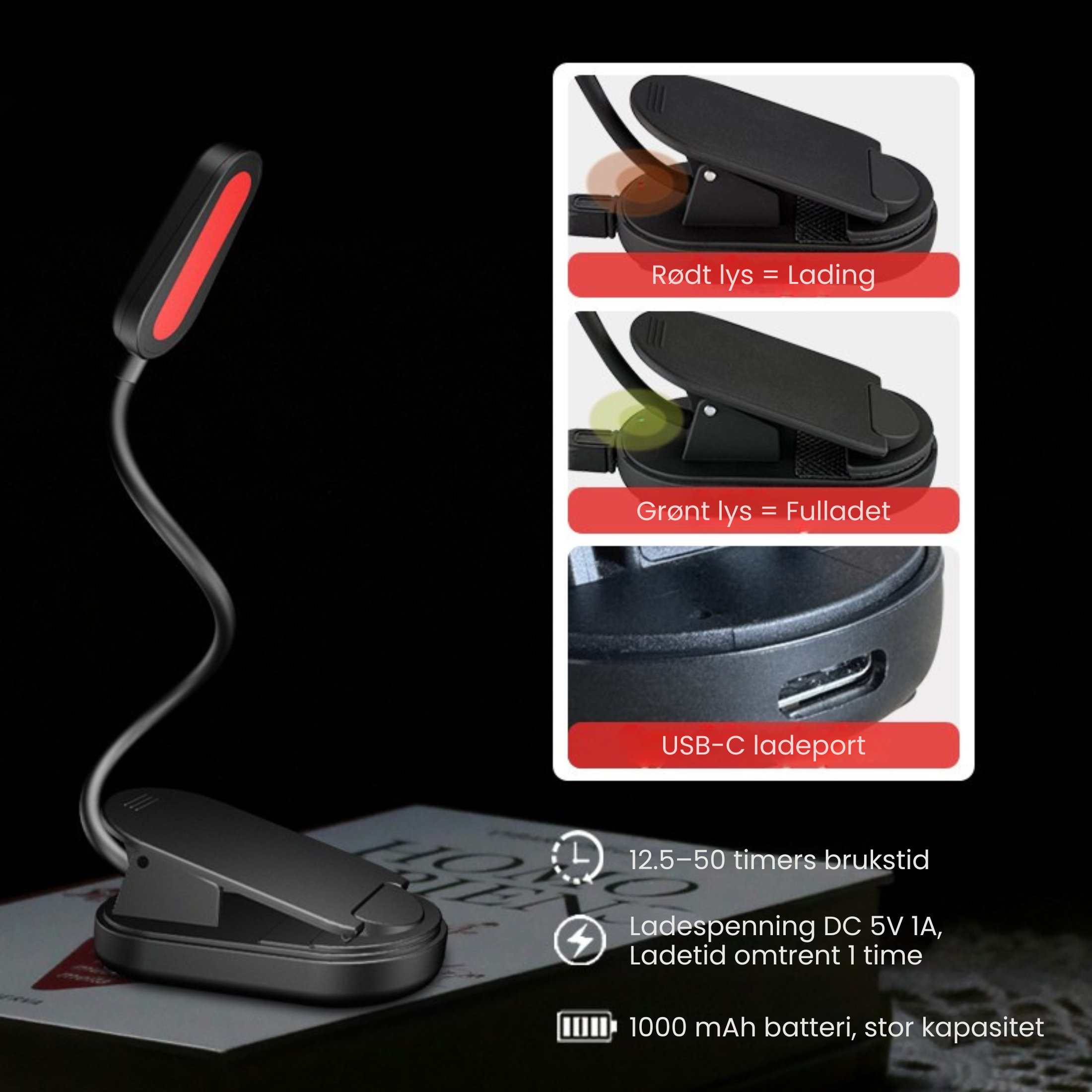 Lysro™ Boklampe